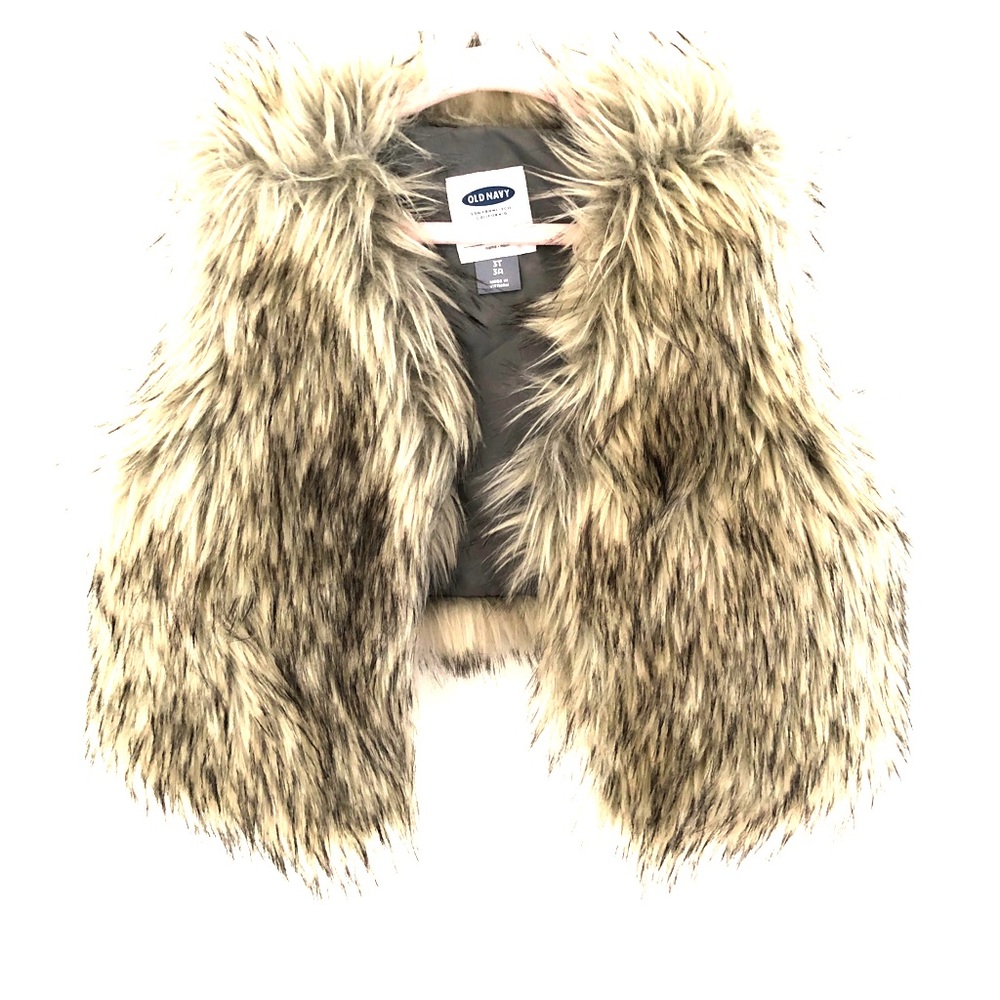 Faux fur vest